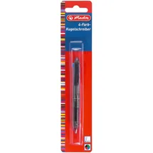 Herlitz Kugelschreiber 4-farbig Transparent 1 St.