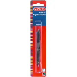 Herlitz Kugelschreiber 4-farbig Transparent 1 St.