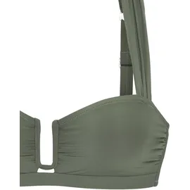 LASCANA Bandeau-Bikini Damen Grün 40 Cup A/B