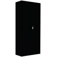 Lüllmann Putzmittelschrank 545529 tiefschwarz 80,0 x 38,3 x 180,0