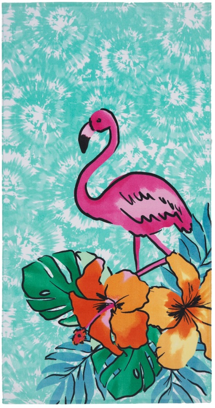 Badetuch Flamingo