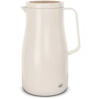 Alfi STUDIO TEA Isolierkanne 1,0L weiß, Thermoskanne aus doppelwandigem