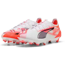 Puma Ultra 5 Ultimate Herren Puma White-Puma Black-Glowing Red 43