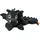 Habibi Plush Wärmekissen/Stofftier f. Kinder und Erwachsene – Glücksdrache schwarz mit Hirsefüllung, Wärmekuscheltier zum Erwärmen in der Mikrowelle/Backofen, ideal auch für Babys