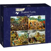 Bluebird Puzzle 1000 Die vier Jahreszeiten, Brueghel (1000 Teile)