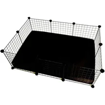 C&C Gehege C&C Modular cage 3x2 110 x 75 x 0 cm schwarz