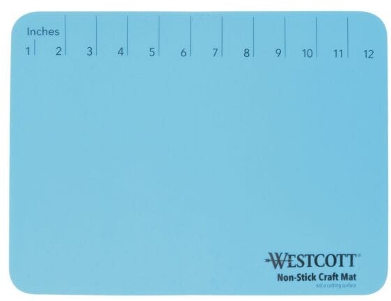Produktbild Westcott Bastelunterlage ca. DIN A4 groß blau, 22.7 cm
