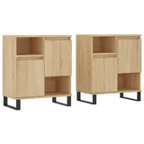 vidaXL Sideboards 2 Stk. Holzwerkstoff