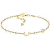 Elli Armband Halbmond Astro Mondstein 925 Sterling Silber