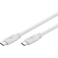 goobay USB 3.1 Gen 1 Kabel USB-C USB-C - 1m / Weiß