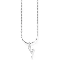 Thomas Sabo Buchstabe Y 925 Sterling Silber mit Zirkonia