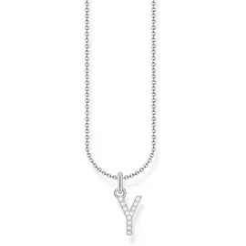 Thomas Sabo Buchstabe Y 925 Sterling Silber mit Zirkonia