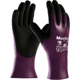 Atg MaxiDry® 56-426 Größe 9 lila/schwarz EN 388 PSA III