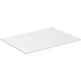Ideal Standard Adapto Holzplatte U8414WG zu Waschtisch-Unterschrank und Standkonsole, 700x12x505mm, Hochglanz weiß lackiert