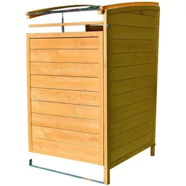 MuCoLa Mülltonnenbox 146 x 124 cm braun