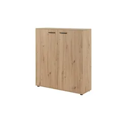 Schuhschrank  Crone , holzfarben , Maße (cm): B: 100 H: 110 T: 34