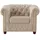 S-Style Chesterfield Sessel Cleo Blink Samt 104 x 72 x 0 cm Beige