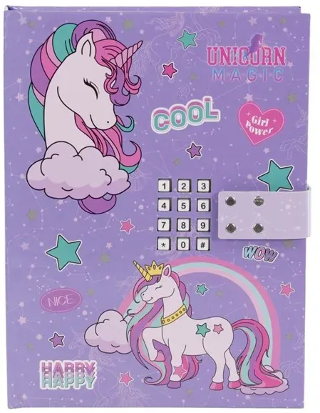 DIARY WITH CODE UNICORN