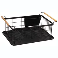 5five simply smart Abtropfgestell 43 x 32 cm Schwarz