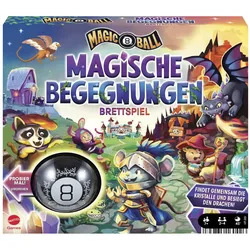 Mattel Games Magische Begegnungen Familienspiel, Magic 8 Ball Brettspiel