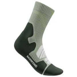 Bauerfeind Sports Outdoor Merino Mid Cut Socken Damen 1 Paar Grün 43-46