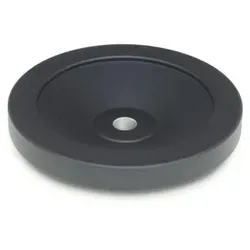 323-140-B16-A Scheibenhandräder, schwarz, Kunststoff beschichtet