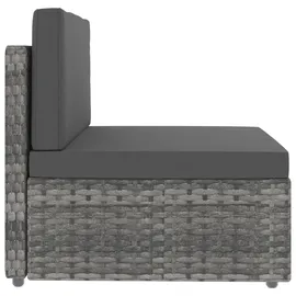 vidaXL Modulares 2-Sitzer-Sofa 0 x 0 x 0 cm Grau