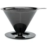 Kaffee Kaffeepulver WILFA Kaffeefilter BLOOM PO1B-4 schwarz
