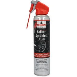 NIGRIN MotoBike Ketten-Sprühfett -Transparent (400 ml) Kettenspray  20620