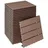 Tectake Terrassenfliesen Tegulas 31 x 31 x 2 cm braun
