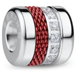 BERING Edelstahl Charm rot Zirkonia | Gr.: onesize