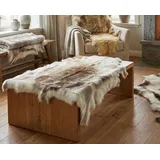 Rentier Fell HELLGRAU BEIGE ca. 120 x 100 cm RENTIERFELL AUS NORWEGEN DEKO Fell VON KUHFELLE ONLINE