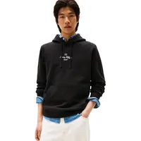 Tommy Hilfiger Herren Hoodie Outline Flag Script mit Kapuze,