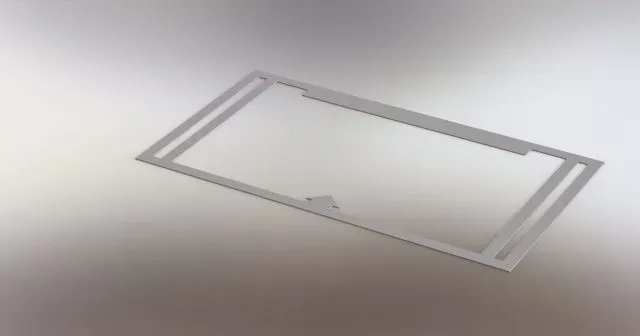 Hoesch kostenlose Schablone für SensePerience Rechteck 1200/1400x900 bodenbündig 132793