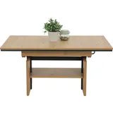 Roller Couchtisch INGO Braun Eiche 115 x 70 cm