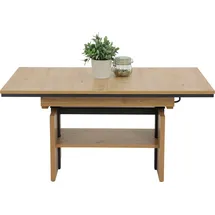 Roller Couchtisch INGO Braun Eiche 115 x 70 cm