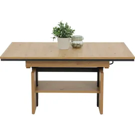 Roller Couchtisch INGO Braun Eiche 115 x 70 cm