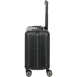 Travelite Next 4-Rollen Cabin 43 cm / 32 l schwarz/aluminium