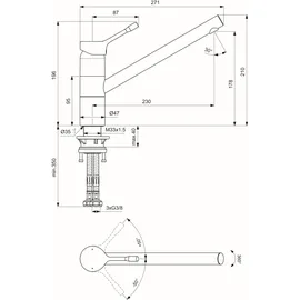Ideal Standard Ceralook Einhebelmischer Chrom