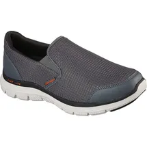 SKECHERS Slipper Slipper Kunstleder/Mesh - Grau Gr.: 42