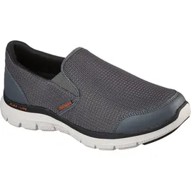 SKECHERS Slipper Slipper Kunstleder/Mesh - Grau Gr.: 42