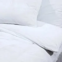 VidaXL Bettwäsche-Set Weiß 225x220 cm Baumwolle