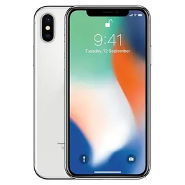 Apple iPhone X 64 GB Silber