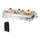 Goplus 2 in 1 Buffetwärmer & Warmhaltebehälter, 450W elektrische Warmhalteplatte mit Deckeln, 8 L Buffet Wärmer mit Temperaturregler von 50°C bis 150°C, Edelstahl Speisenwärmer für Catering - Silber