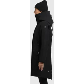 khujo Wintermantel Webb schwarz XL