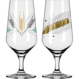 Ritzenhoff & Breker Ritzenhoff Bierglas 300 ml – 2er Set – Serie Brauchzeit,