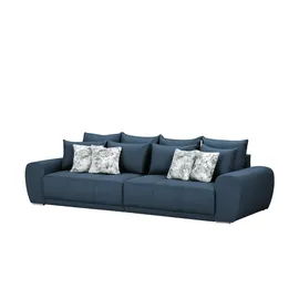 Sofa.de Big Sofa Emma ¦ blau ¦ Maße (cm): B: 306 H: 83 T: 115
