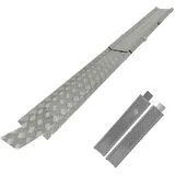 Baumarktplus TRUTZHOLM Auffahrschiene zusammensteckbar 150 - 270 cm verstellbar Treppenrampe E-Bike 50kg Alu grau