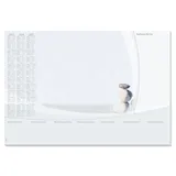 Sigel Schreibtischunterlage Harmonie weiß/grau 30 Blatt