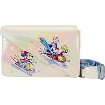 Loungefly Disney Mickey und Freunde Winter Wonderland Umhä ngetasche - Beige